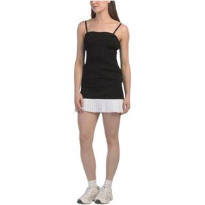 carbon38 pleated tennis dress Sweetheart Pleated Tennis Dress